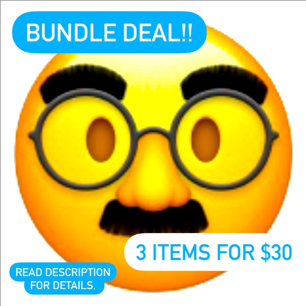 🥸 3 items for $30!!
